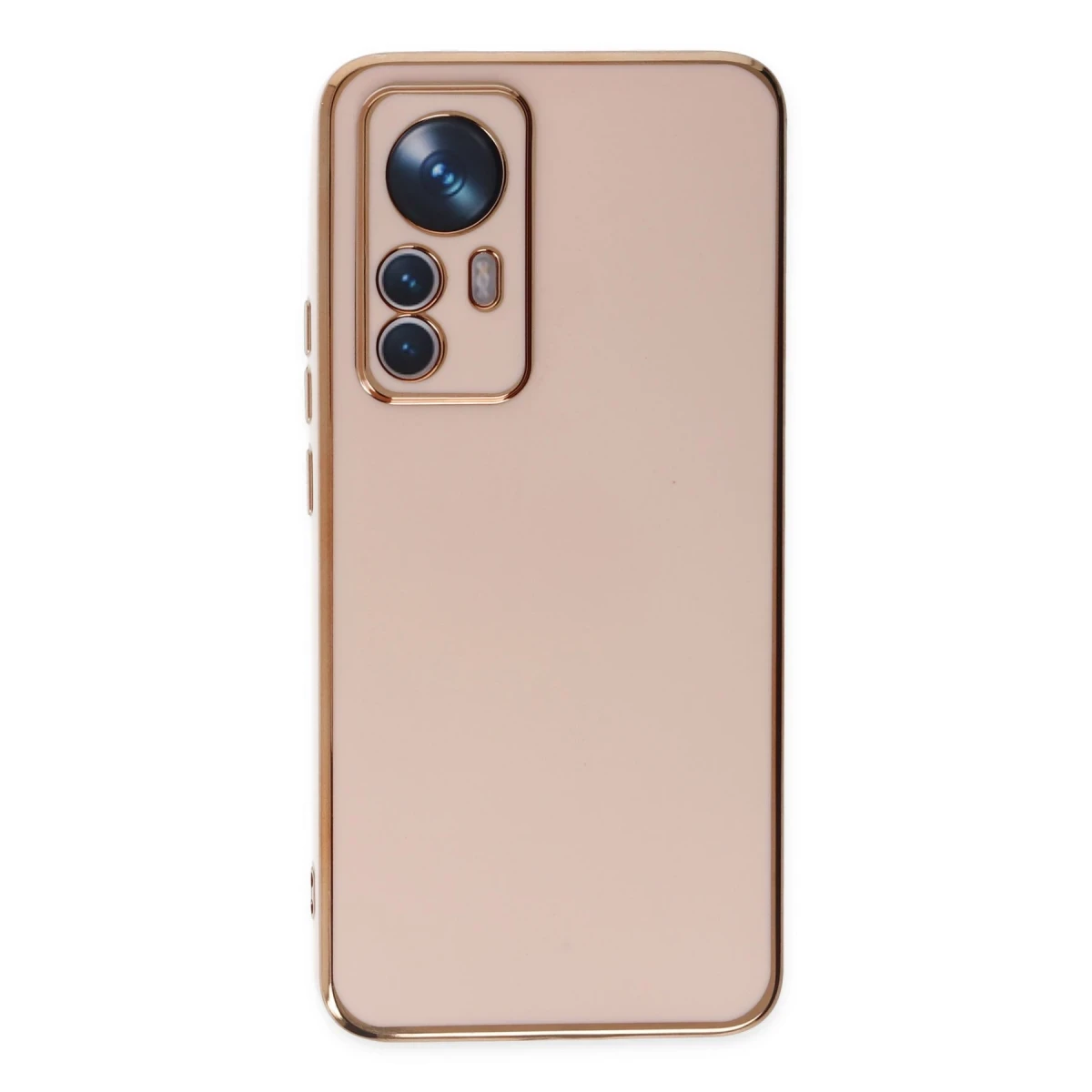 Xiaomi Mi 12T Pro Kılıf Volet Silikon - Pembe