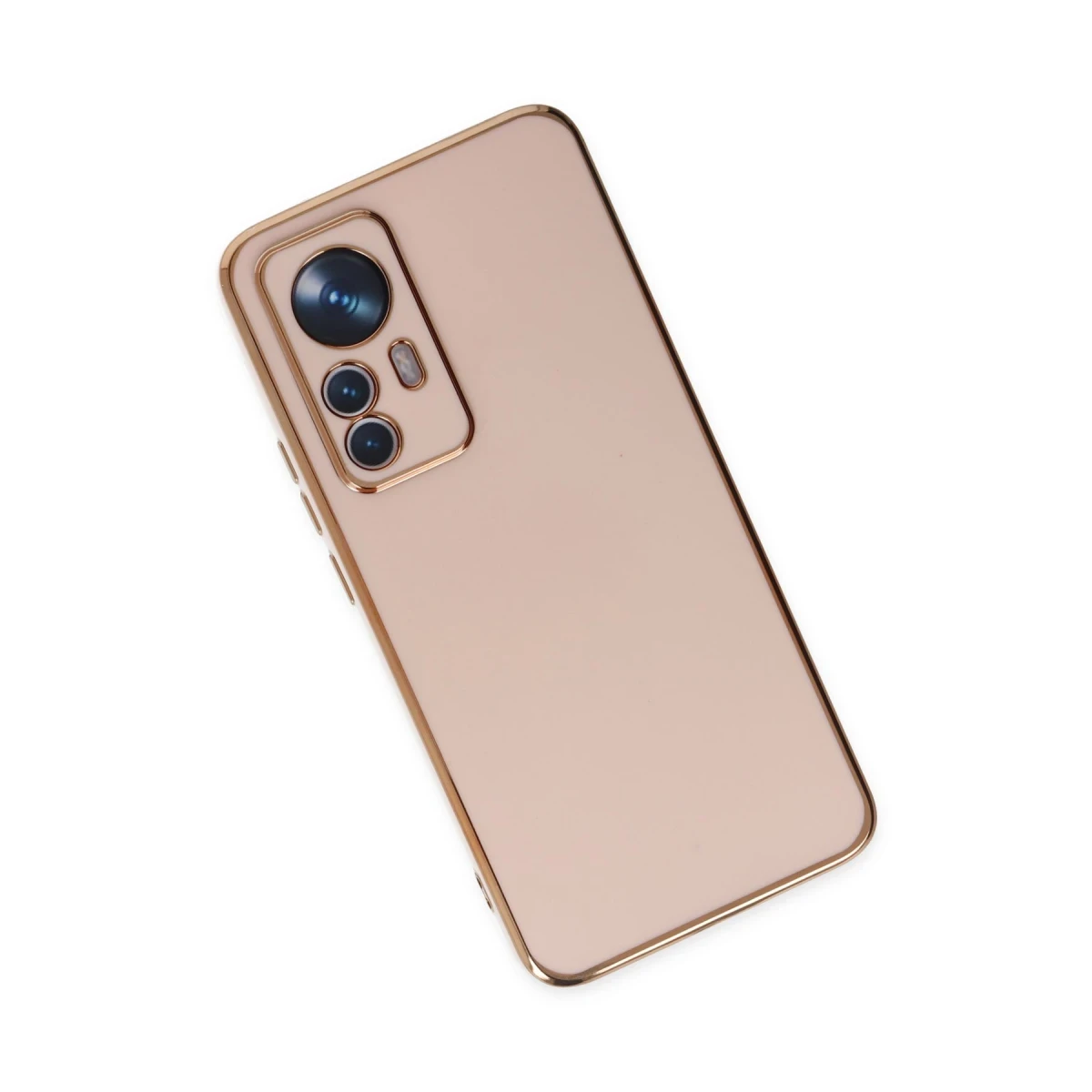 Xiaomi Mi 12T Pro Kılıf Volet Silikon - Pembe