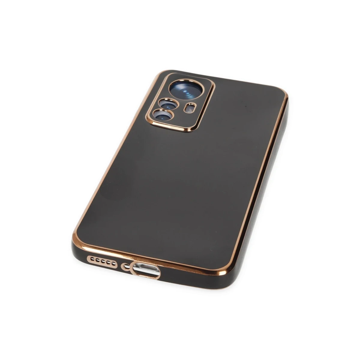 Xiaomi Mi 12T Pro Kılıf Volet Silikon - Siyah