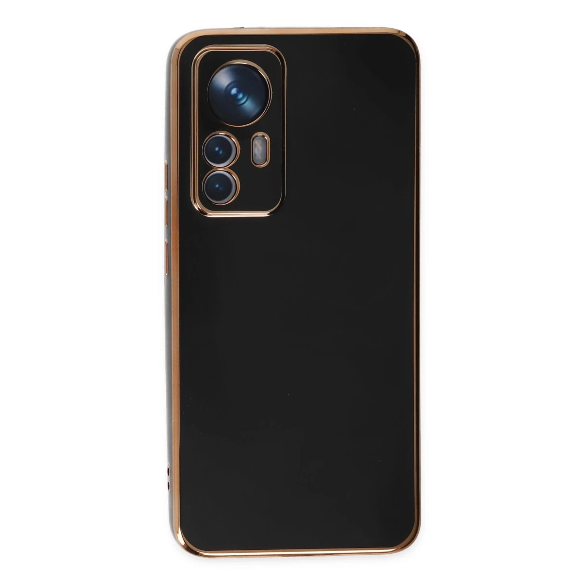 Xiaomi Mi 12T Pro Kılıf Volet Silikon - Siyah