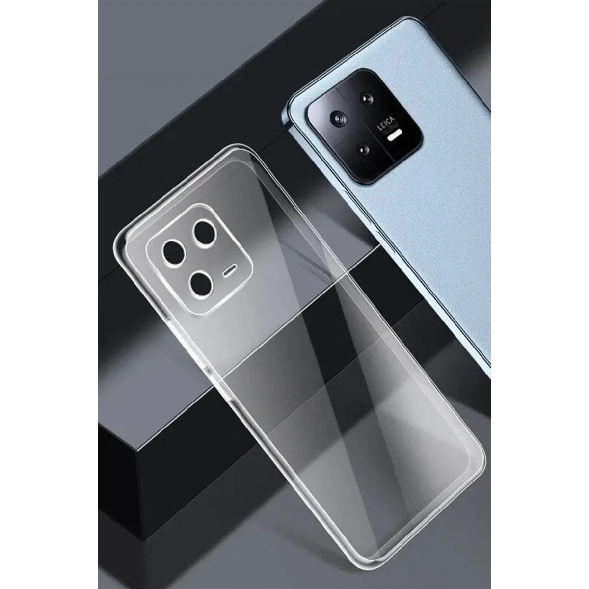Xiaomi Mi 13 Pro Kılıf Lüx Şeffaf Silikon