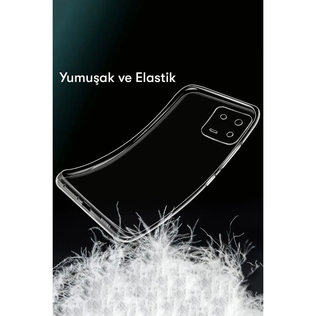 Xiaomi Mi 13 Pro Kılıf Lüx Şeffaf Silikon