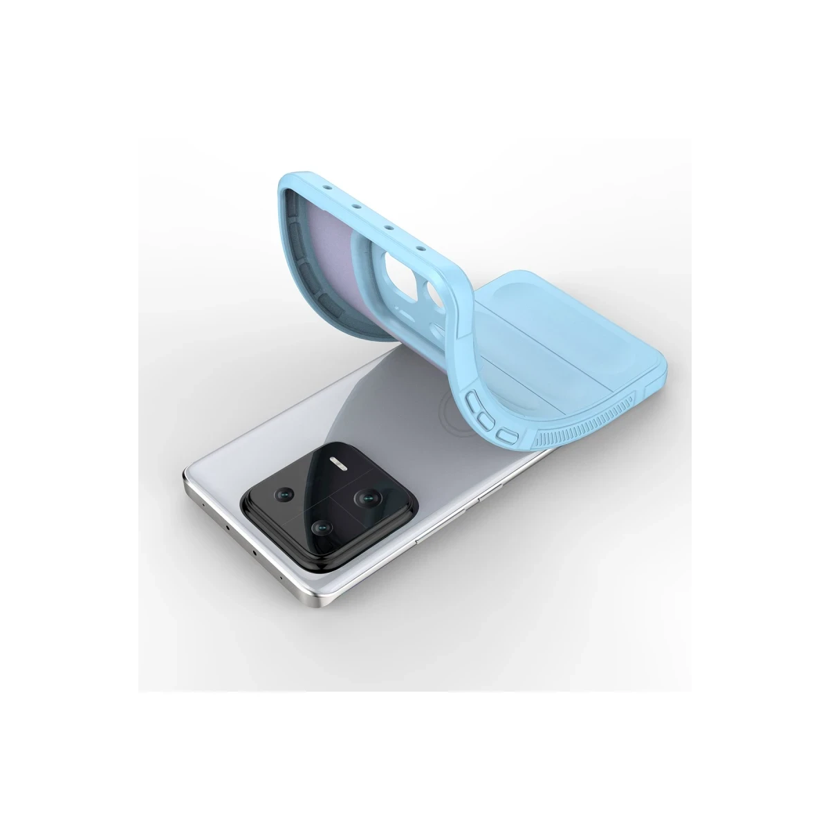 Xiaomi Mi 13 Pro Kılıf Optimum Silikon - Sky Blue