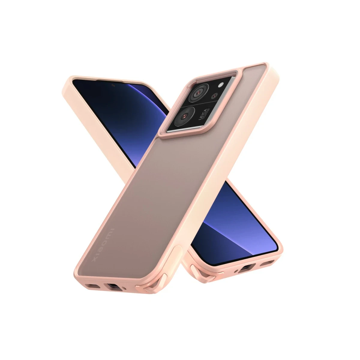Xiaomi Mi 13T Kılıf Elegant Kapak - Pudra