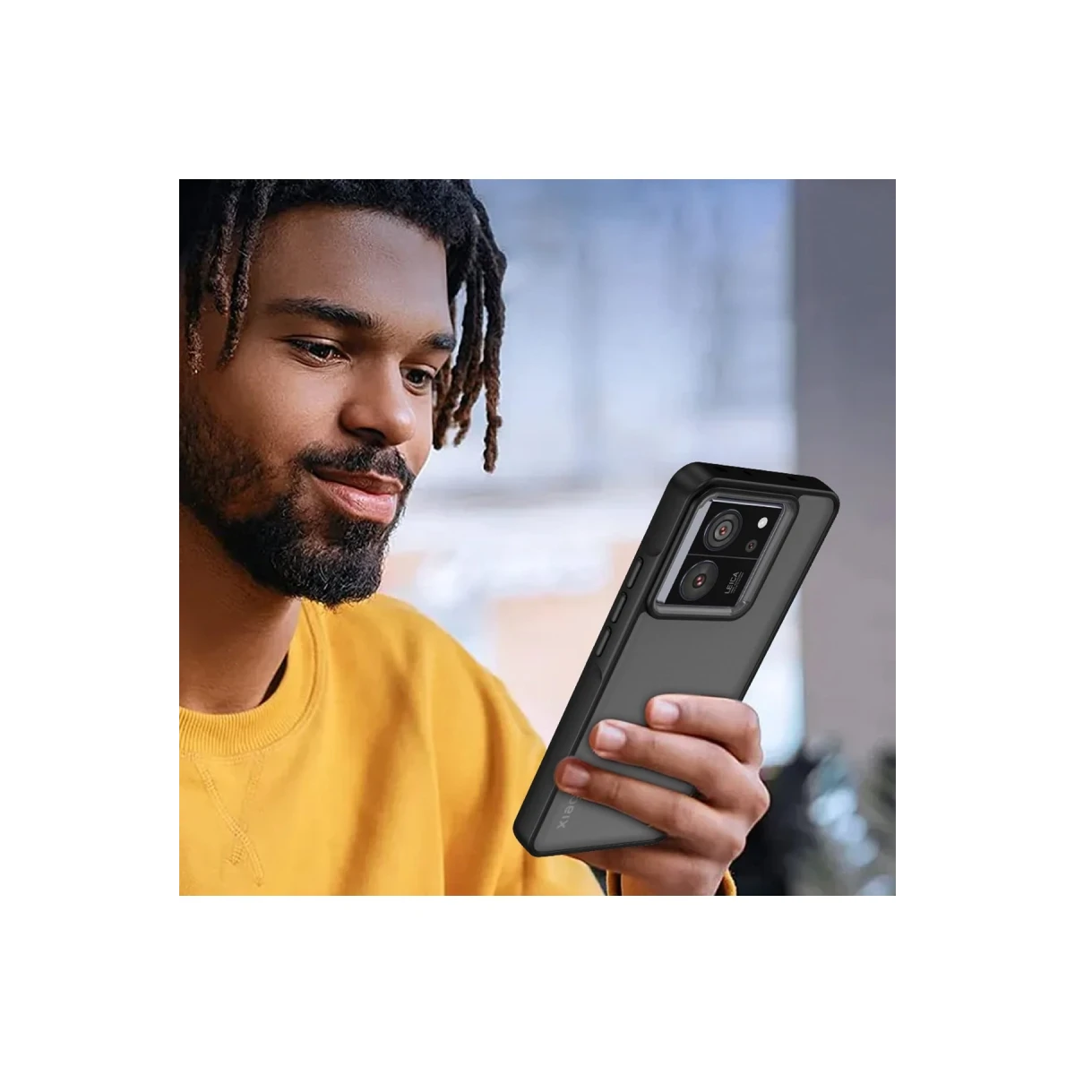 Xiaomi Mi 13T Kılıf Elegant Kapak - Pudra