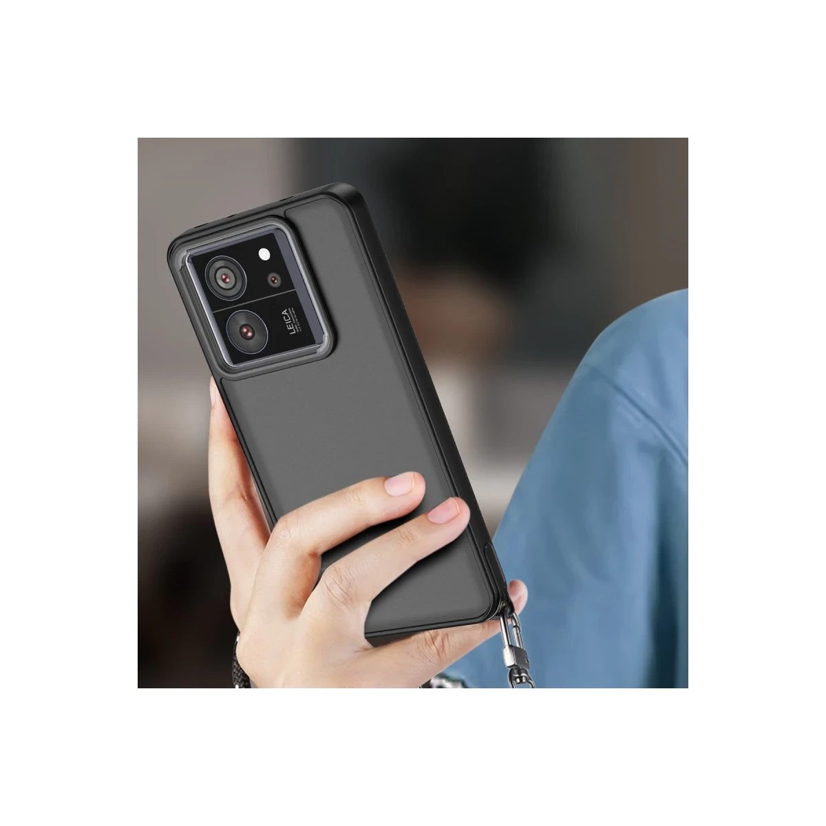 Xiaomi Mi 13T Kılıf Elegant Kapak - Pudra