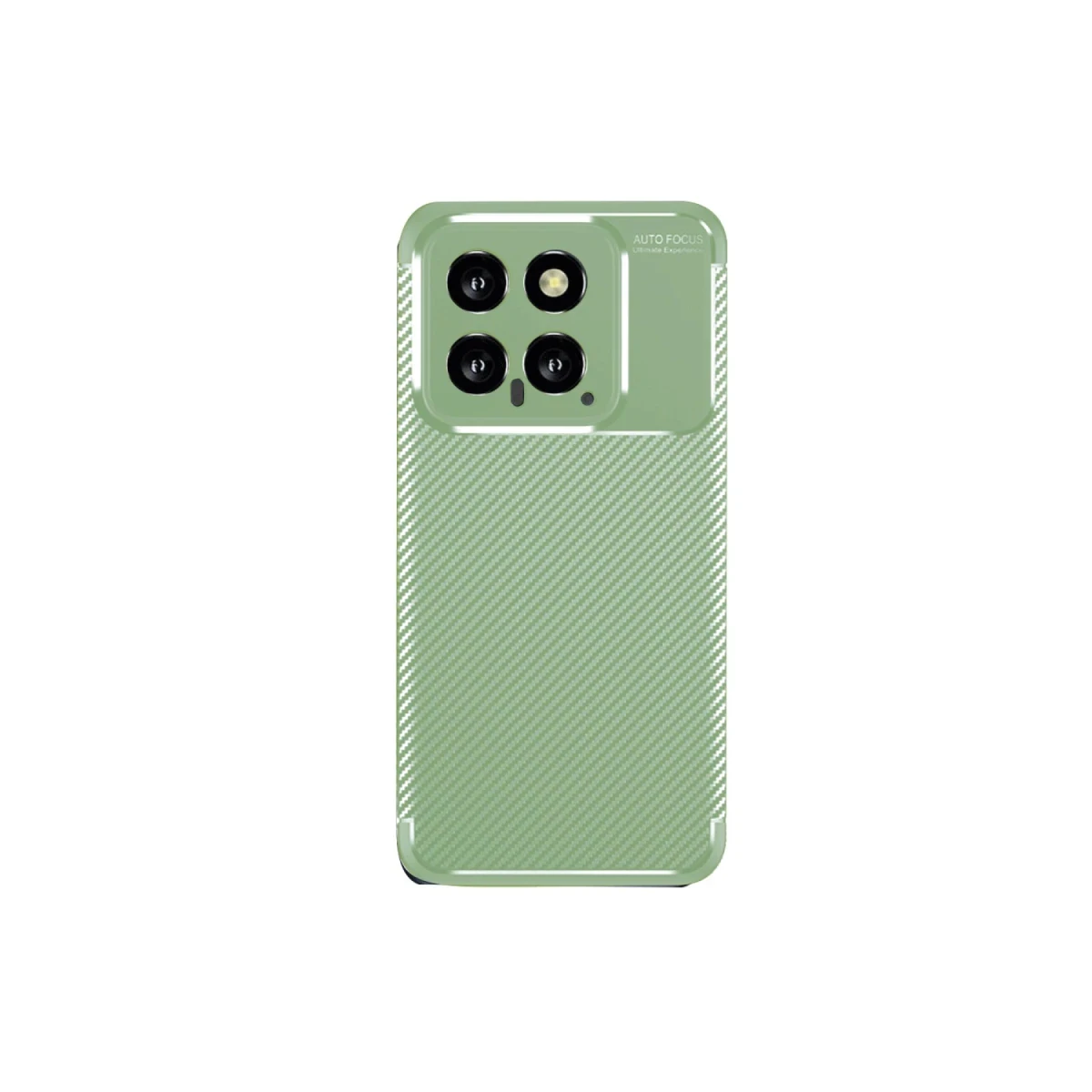 Xiaomi Mi 14T Kılıf Auto Focus Karbon Kapak - Su Yeşili