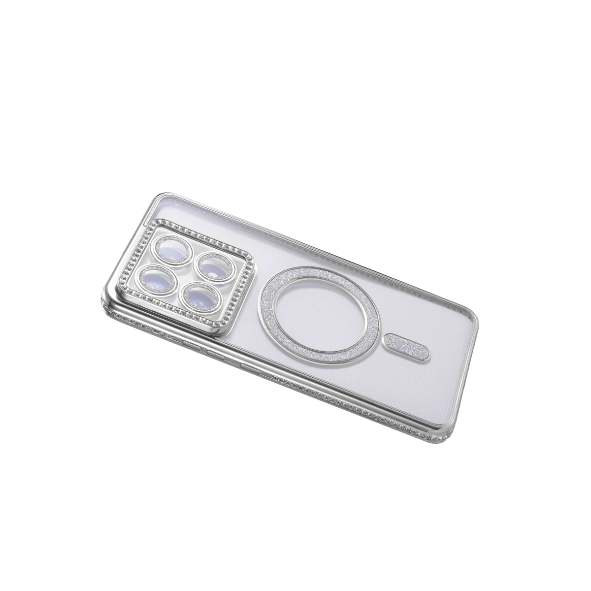 Xiaomi Mi 14T Pro Joke Simli Magneticsafe Kılıf - Gümüş