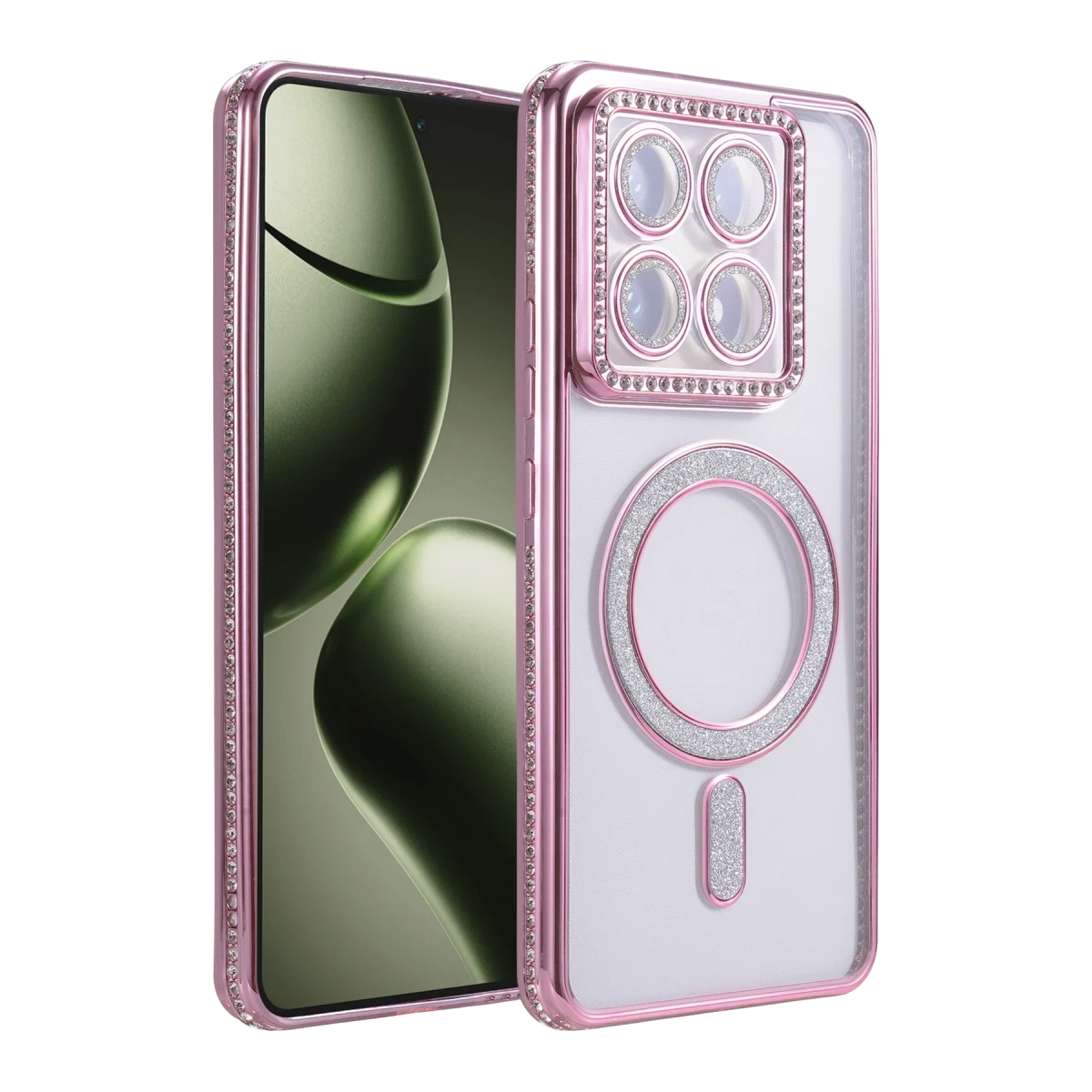 Xiaomi Mi 14T Pro Joke Simli Magneticsafe Kılıf - Pembe