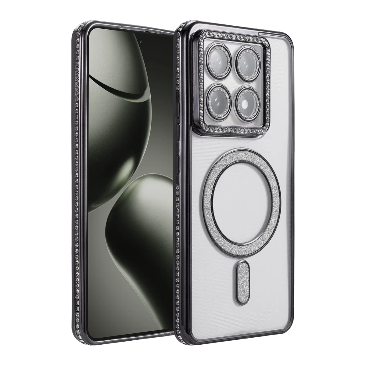 Xiaomi Mi 14T Pro Joke Simli Magneticsafe Kılıf - Siyah