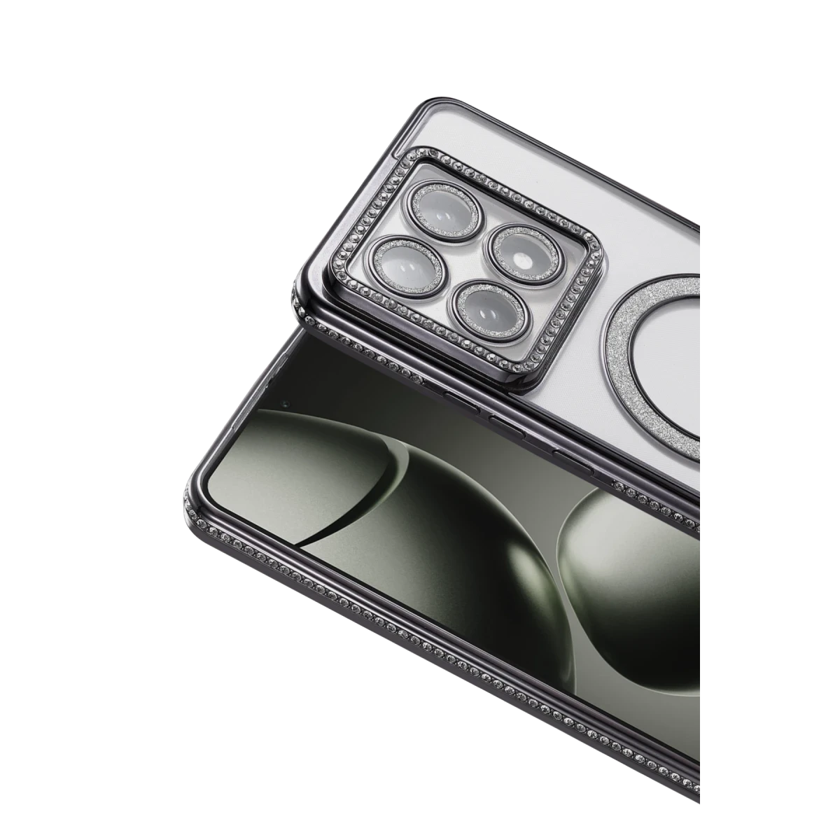 Xiaomi Mi 14T Pro Joke Simli Magneticsafe Kılıf - Siyah