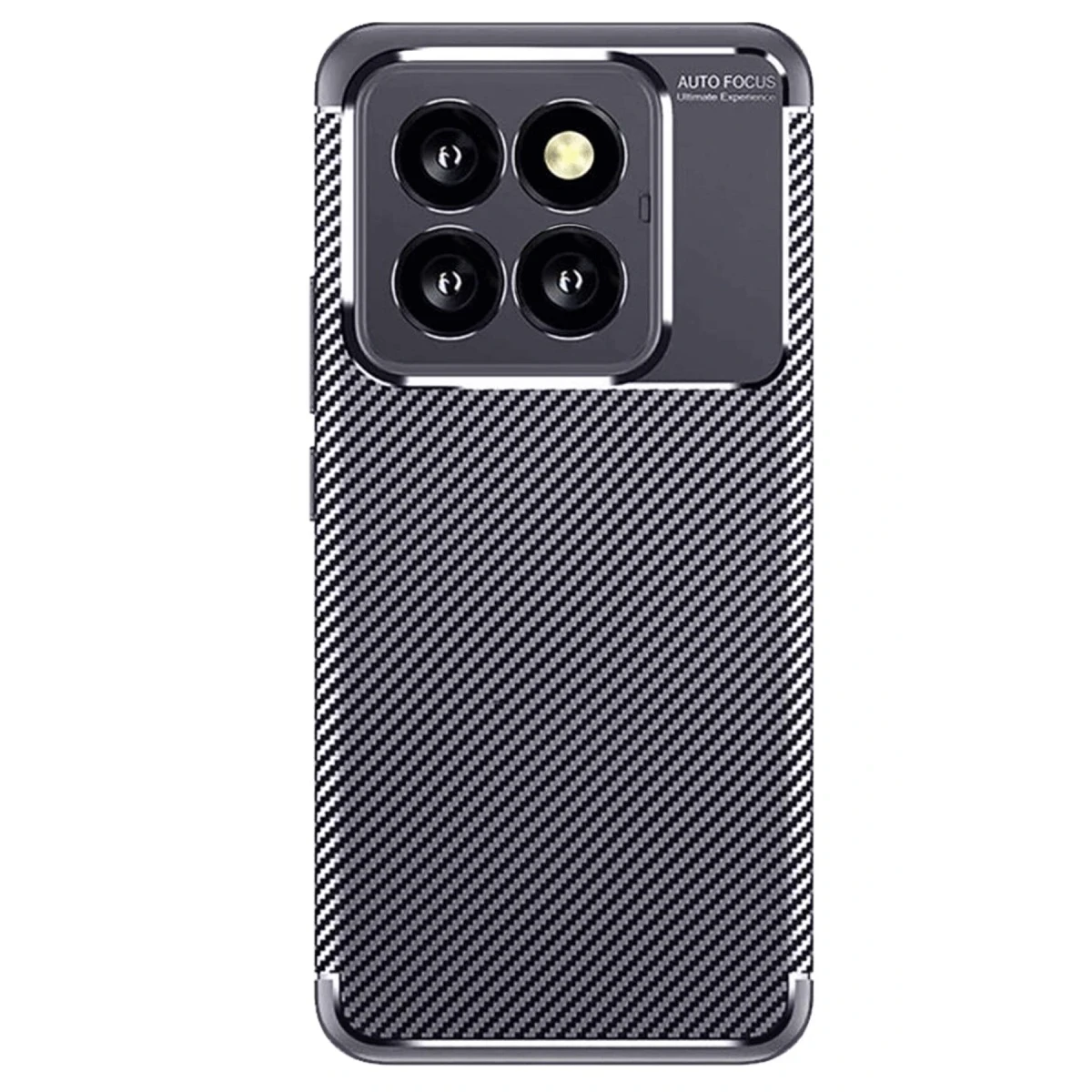 Xiaomi Mi 14T Pro Kılıf Auto Focus Karbon Kapak - Lacivert