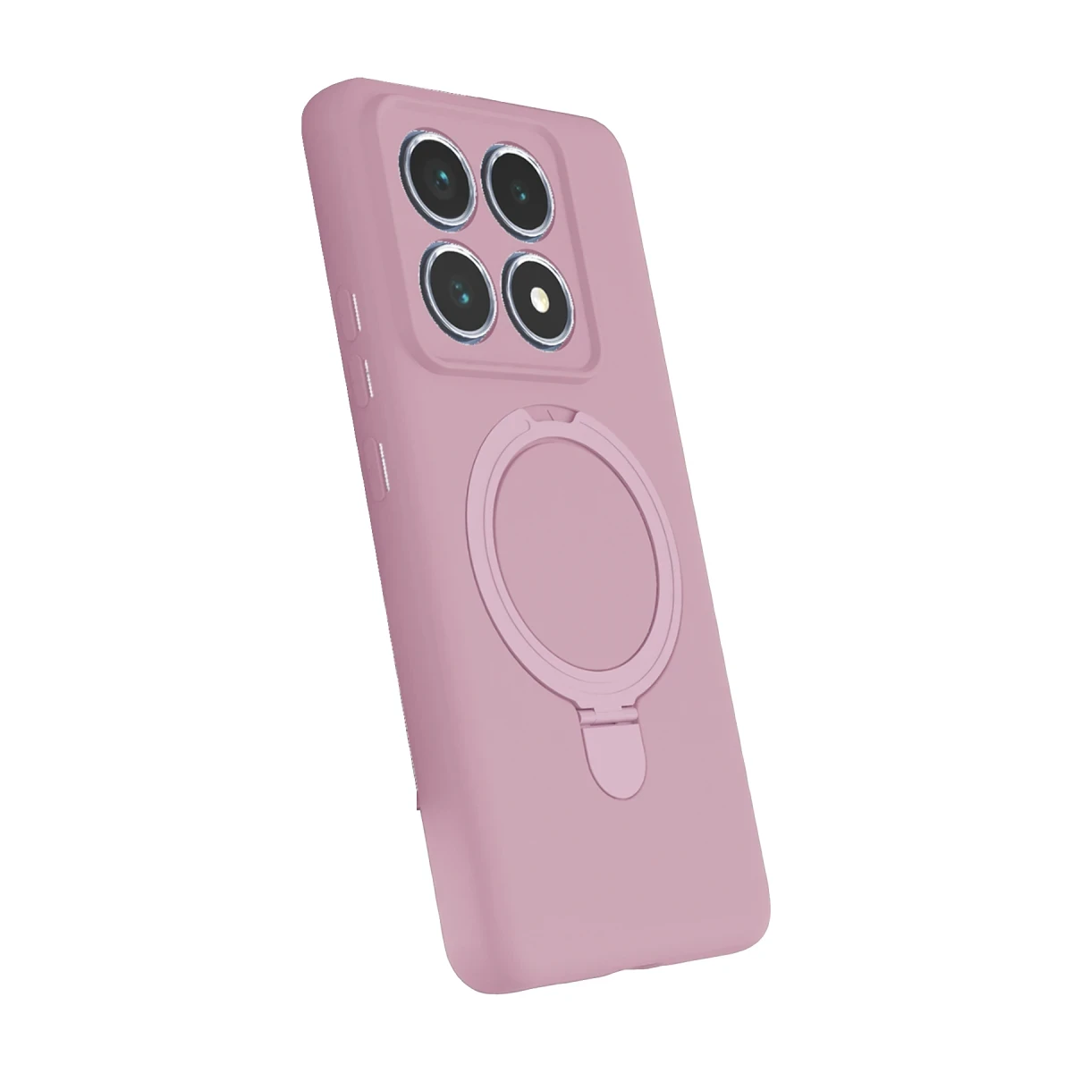 Xiaomi Mi 14T Pro Regal Magsafe Standlı Kapak - Açık Pembe