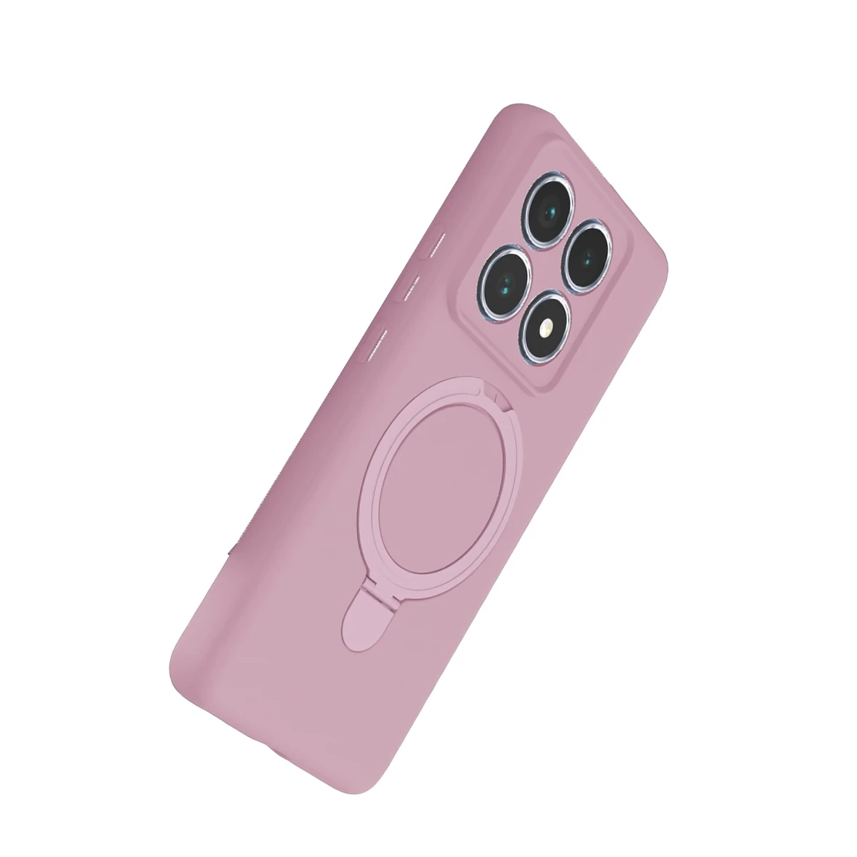Xiaomi Mi 14T Pro Regal Magsafe Standlı Kapak - Açık Pembe