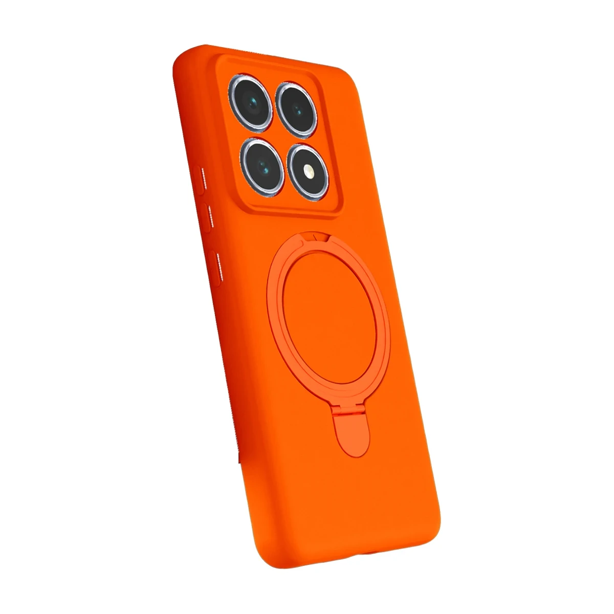 Xiaomi Mi 14T Pro Regal Magsafe Standlı Kapak - Turuncu