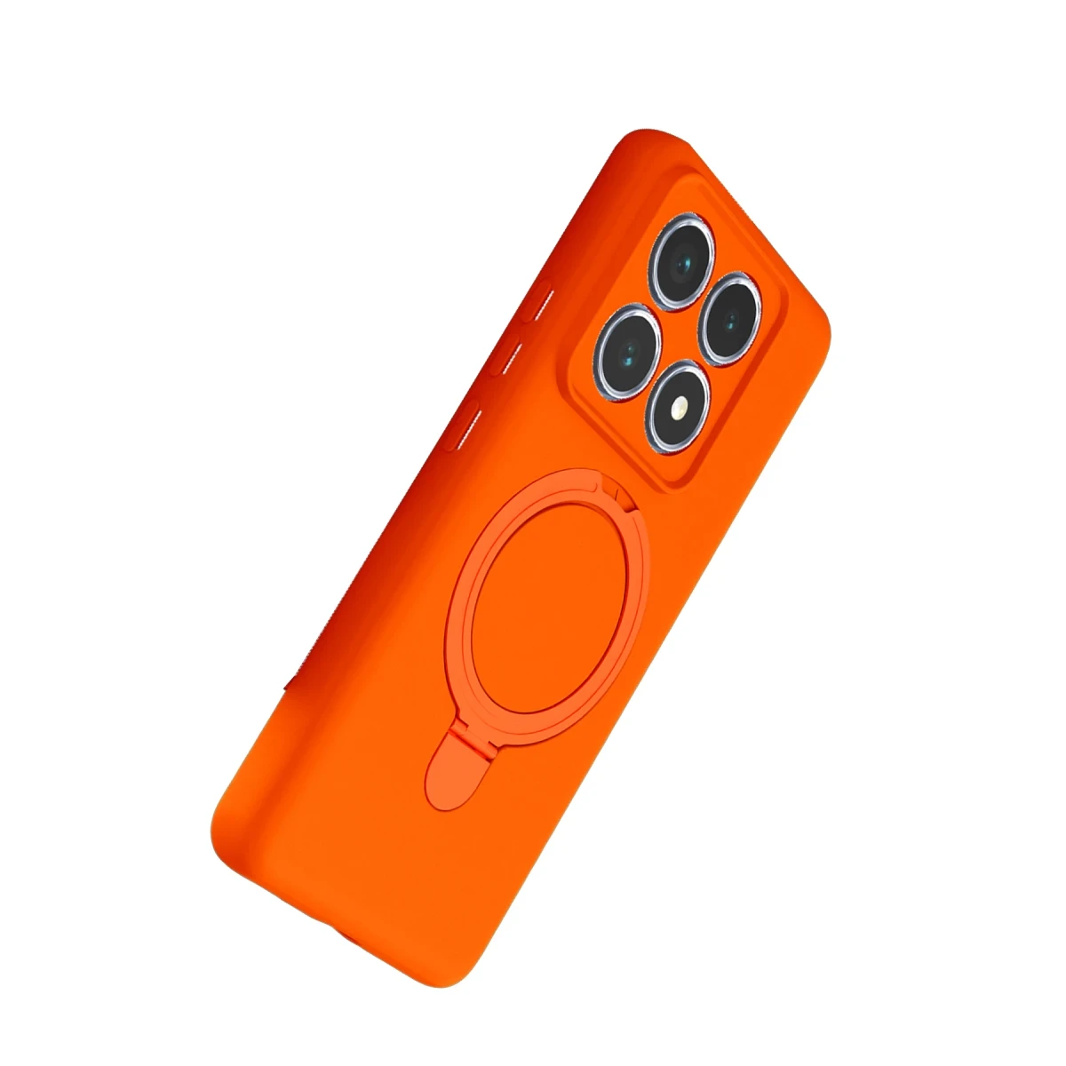 Xiaomi Mi 14T Pro Regal Magsafe Standlı Kapak - Turuncu