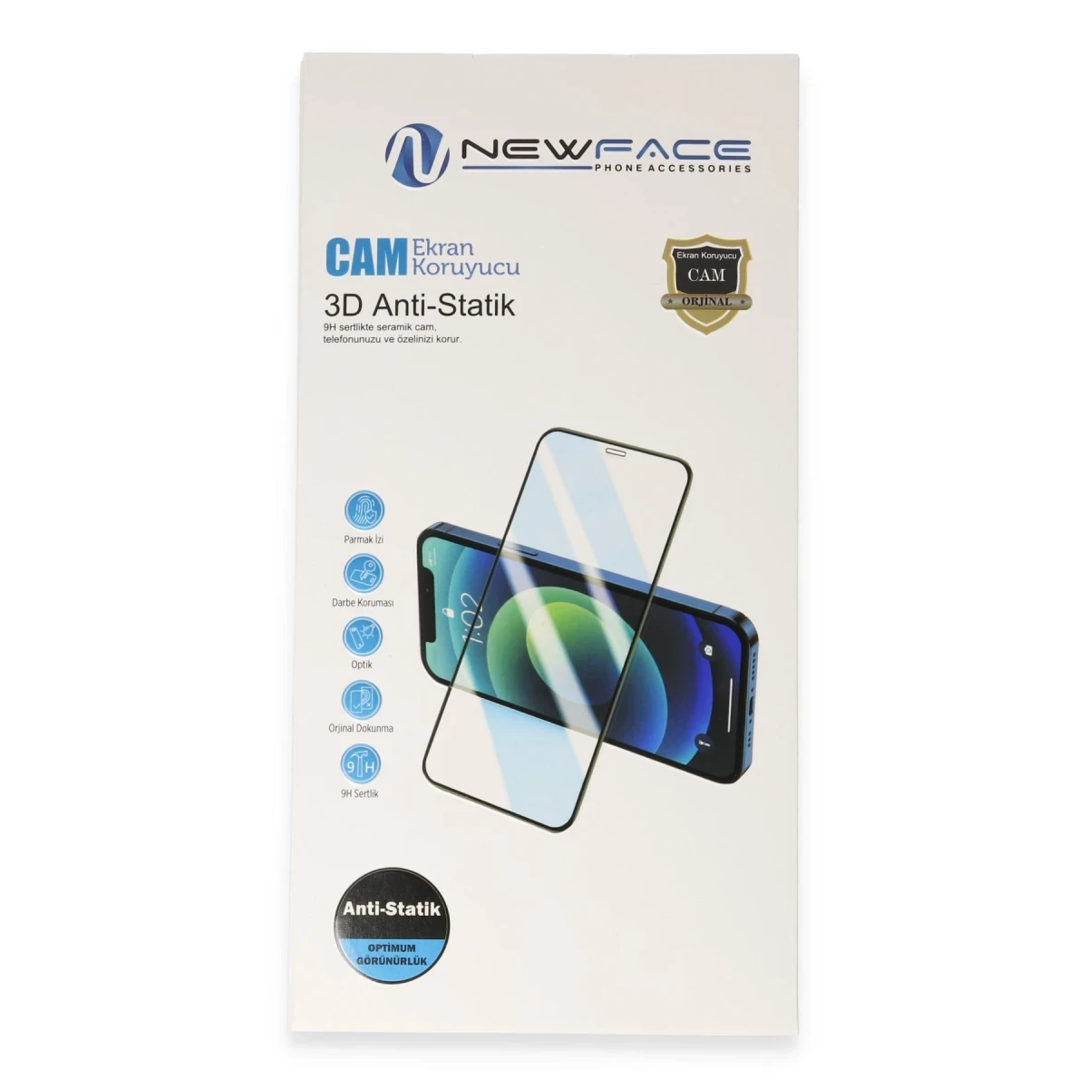 Xiaomi Mi 15 3D Antistatik Cam Ekran Koruyucu - Siyah