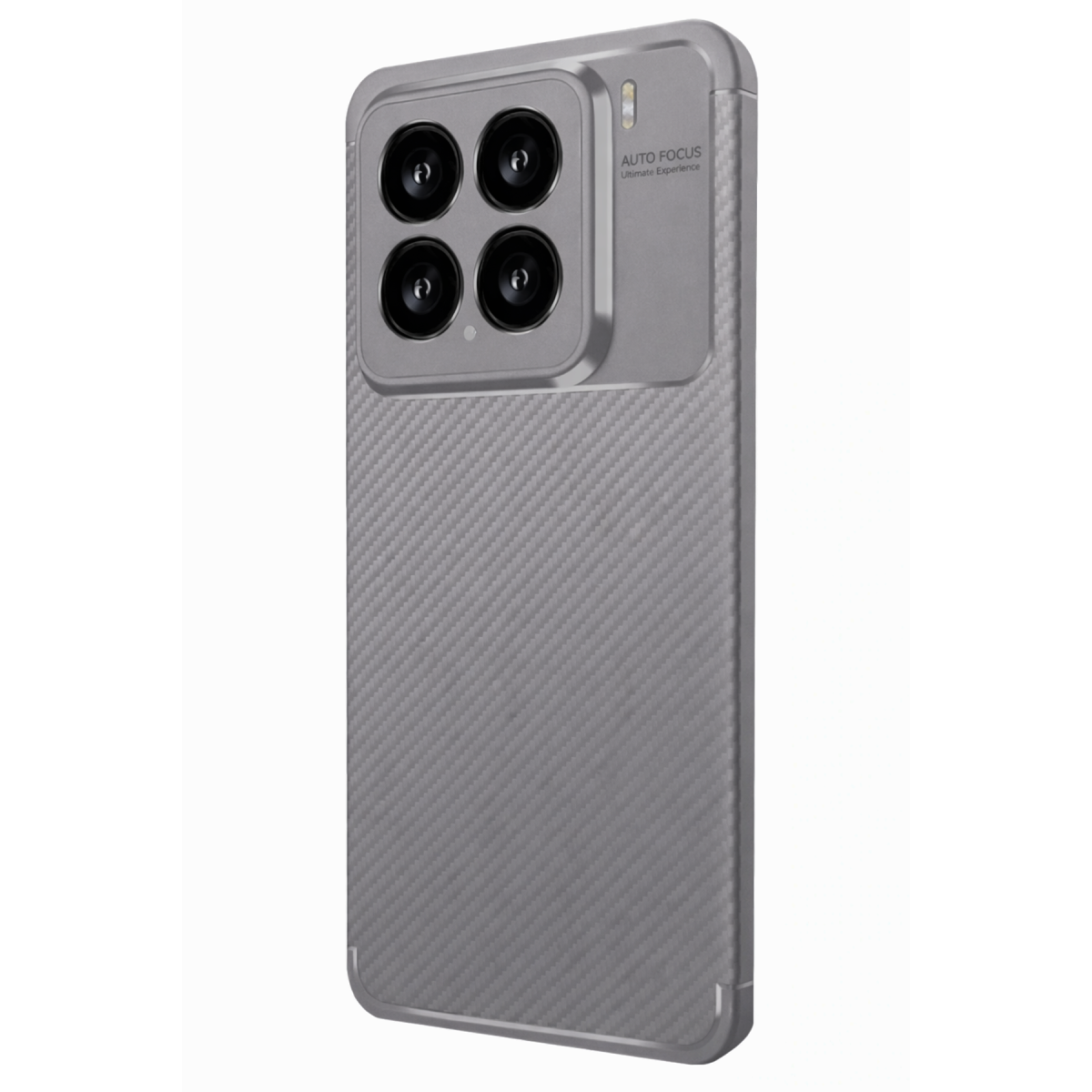 Xiaomi Mi 15 Kılıf Auto Focus Karbon Kapak - Gri