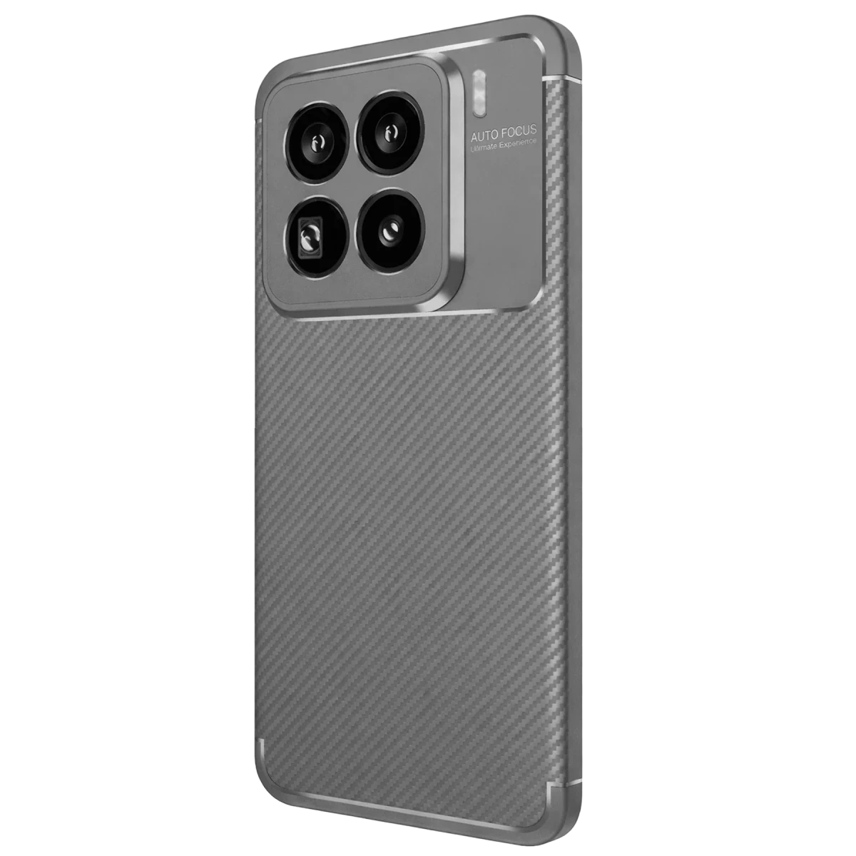 Xiaomi Mi 15 Pro Kılıf Auto Focus Karbon Kapak - Gri