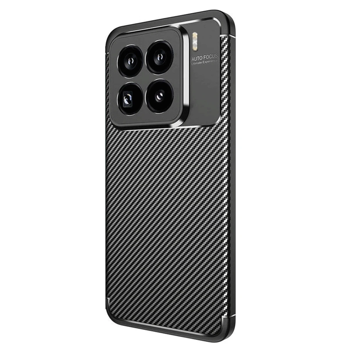 Xiaomi Mi 15 Pro Kılıf Auto Focus Karbon Kapak - Siyah