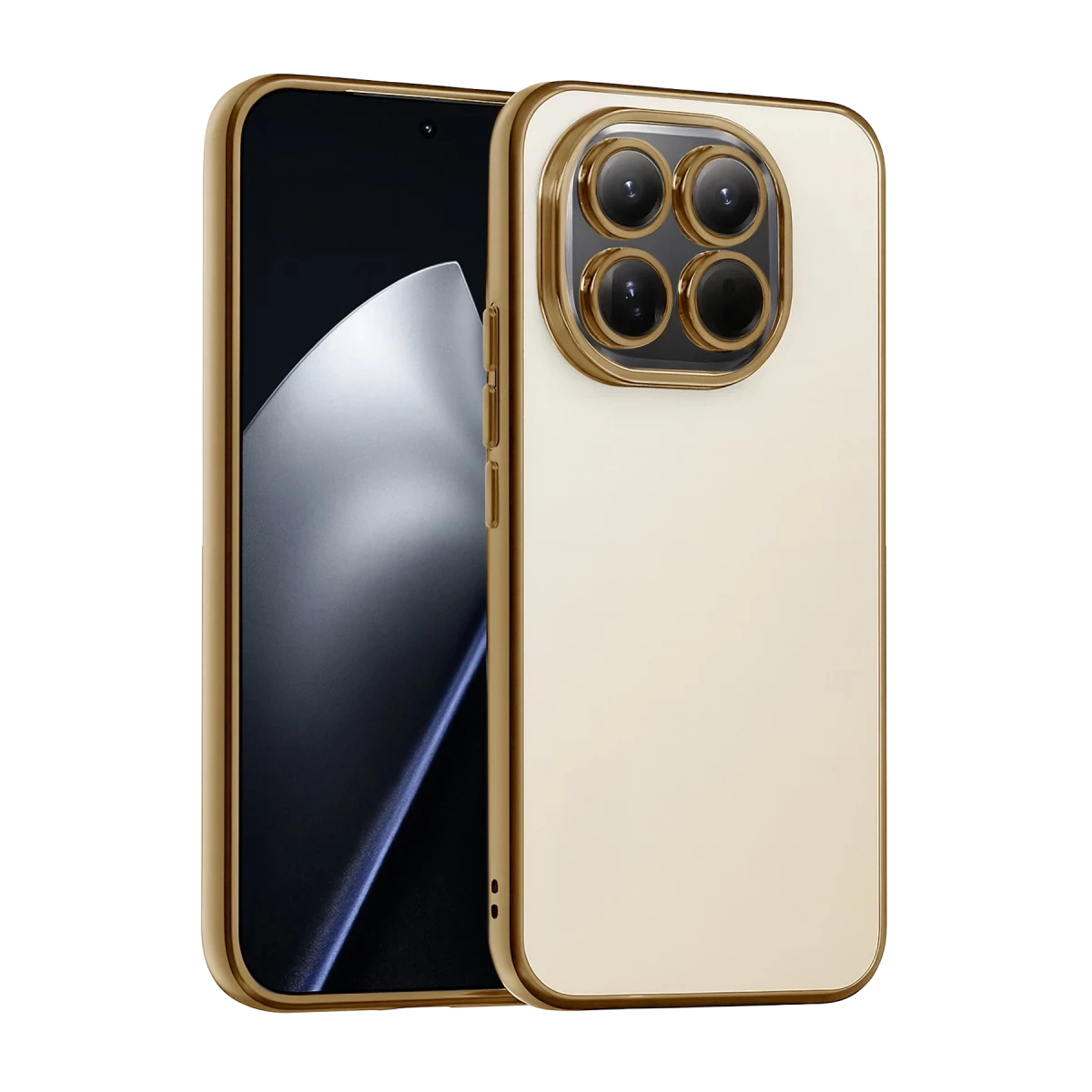 Xiaomi Mi 15 Razer Lensli Silikon - Gold