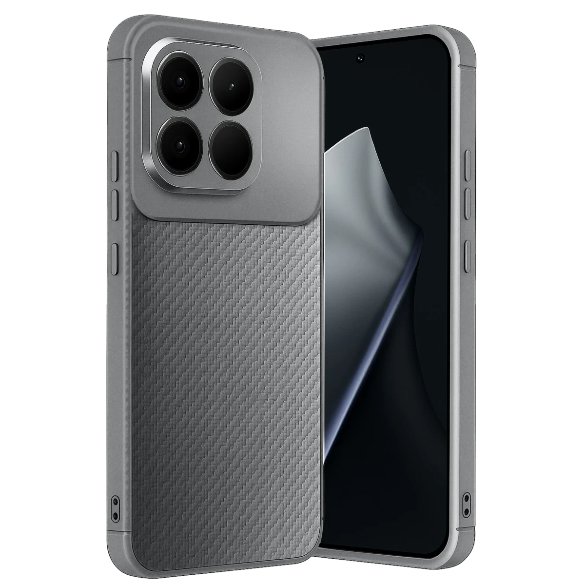 Xiaomi Mi 15T Auto Focus Karbon Kapak - Gri