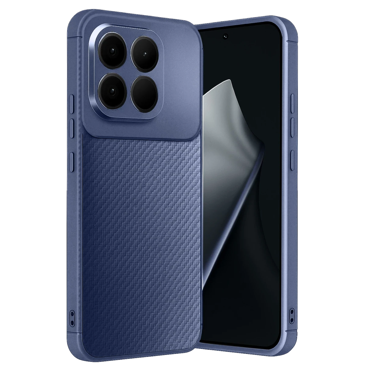 Xiaomi Mi 15T Auto Focus Karbon Kapak - Lacivert