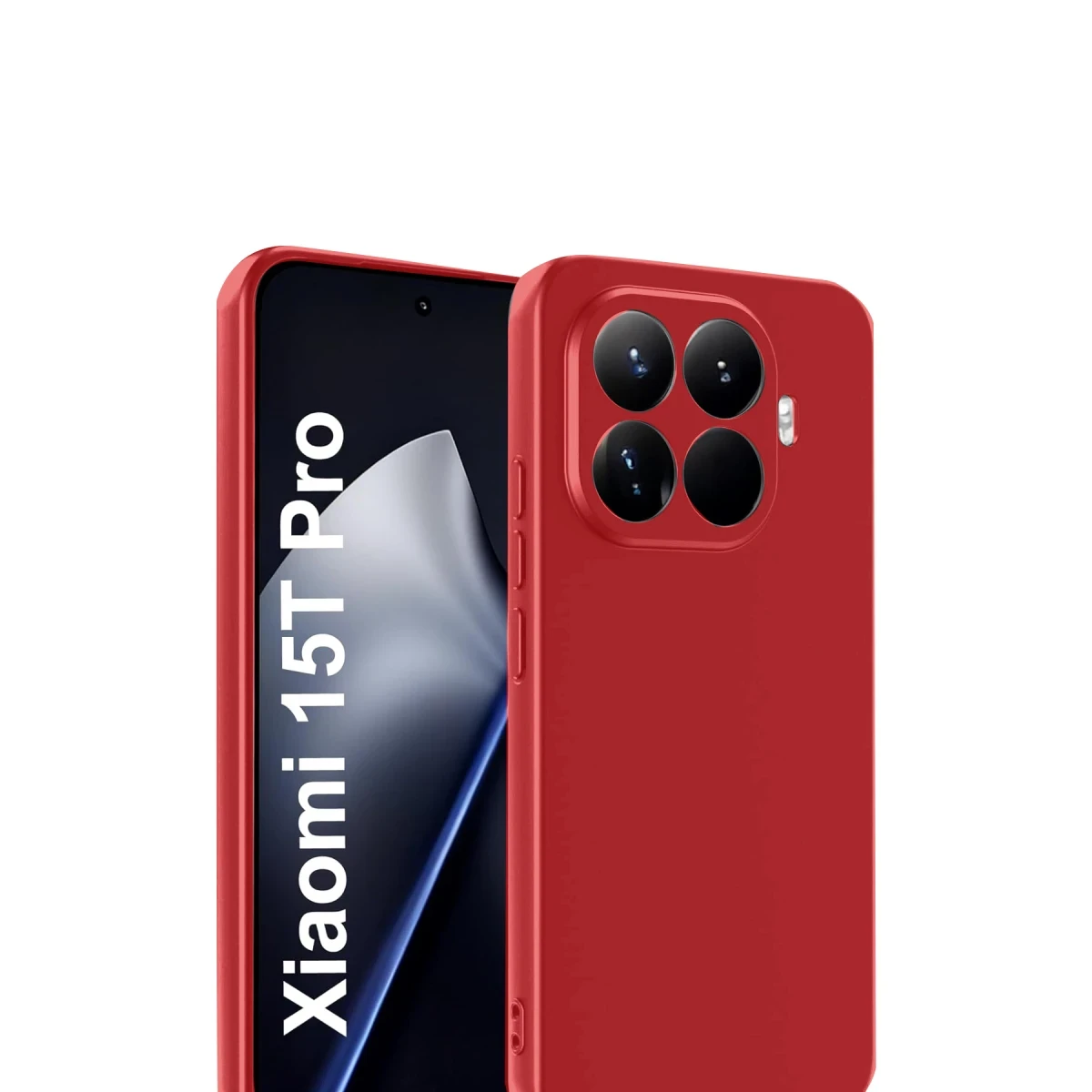 Xiaomi Mi 15T Pro First Silikon - Kırmızı
