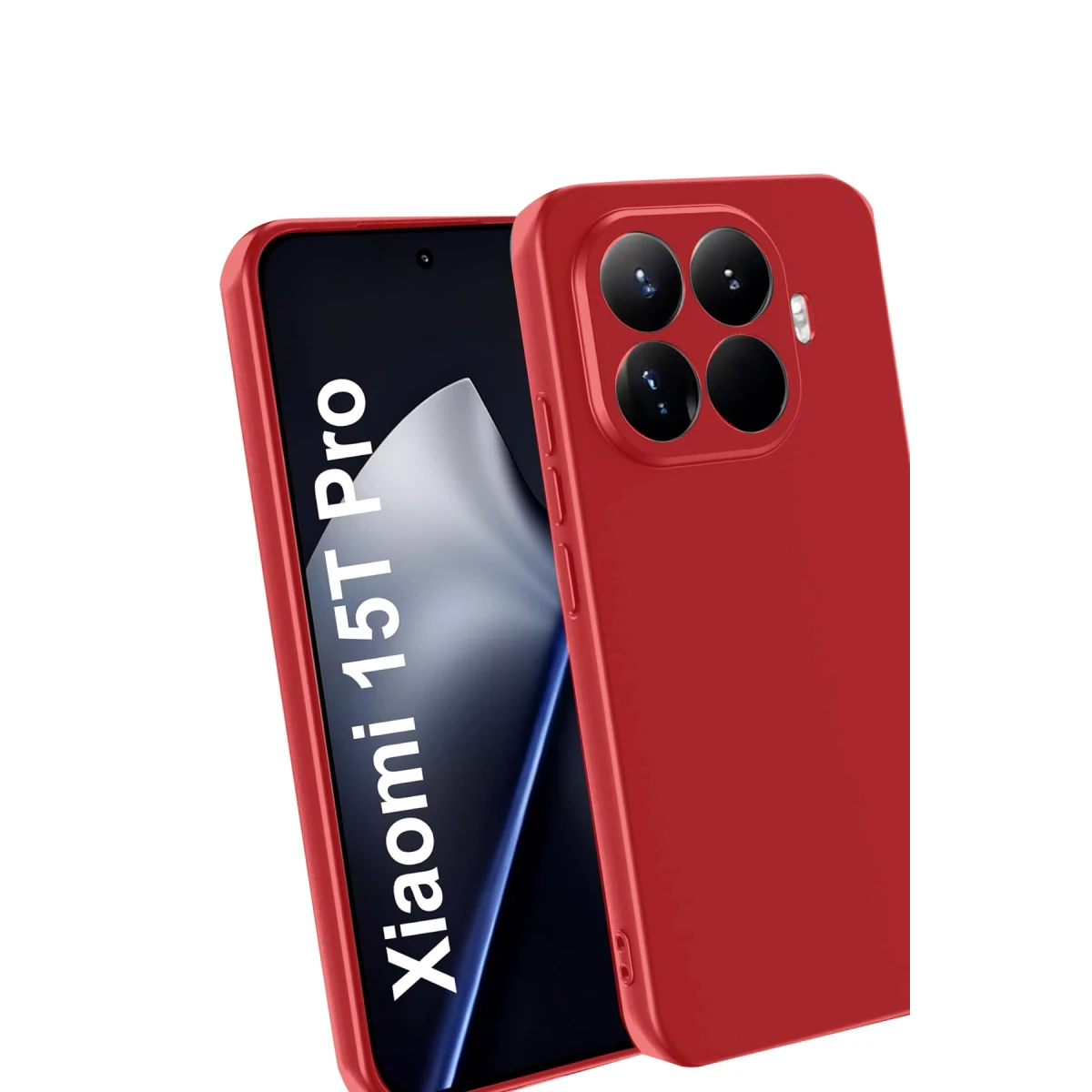 Xiaomi Mi 15T Pro First Silikon - Kırmızı
