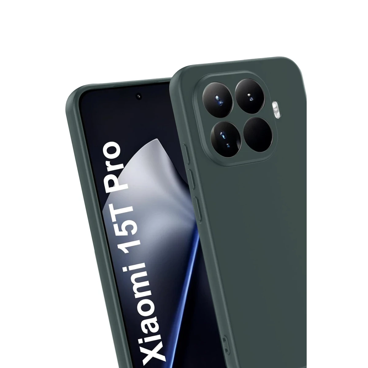 Xiaomi Mi 15T Pro First Silikon - Koyu Yeşil