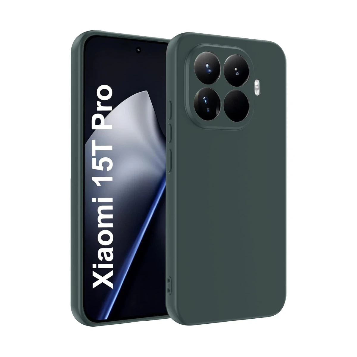 Xiaomi Mi 15T Pro First Silikon - Koyu Yeşil