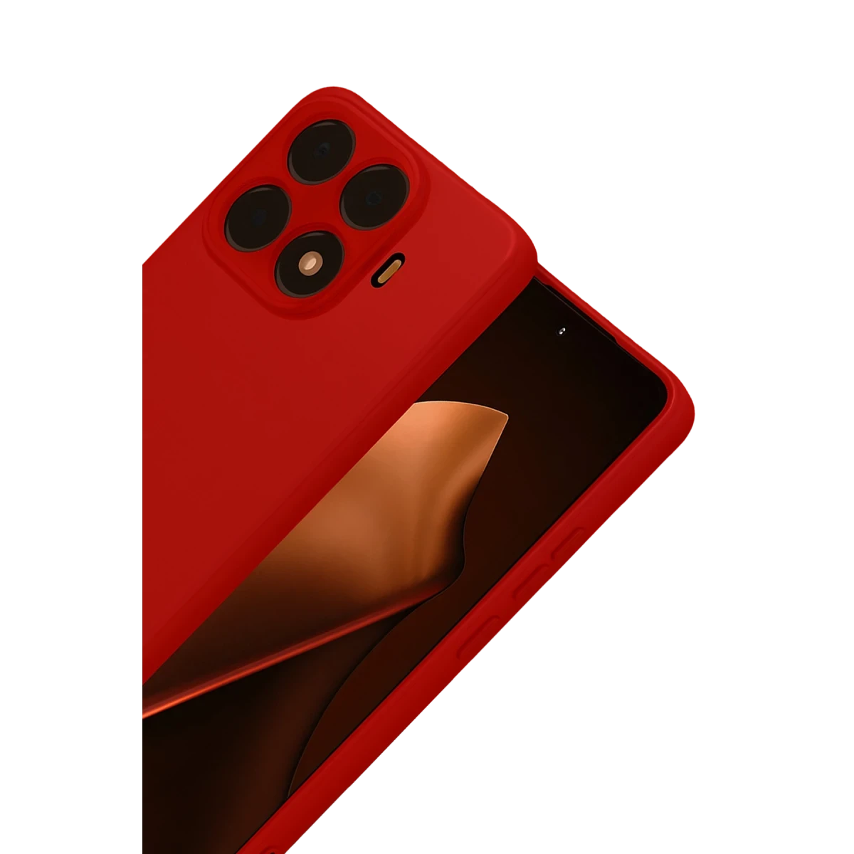 Xiaomi Mi 15T Pro Nano içi Kadife Silikon - Kırmızı