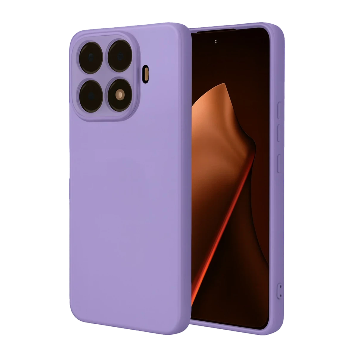 Xiaomi Mi 15T Pro Nano içi Kadife Silikon - Lila