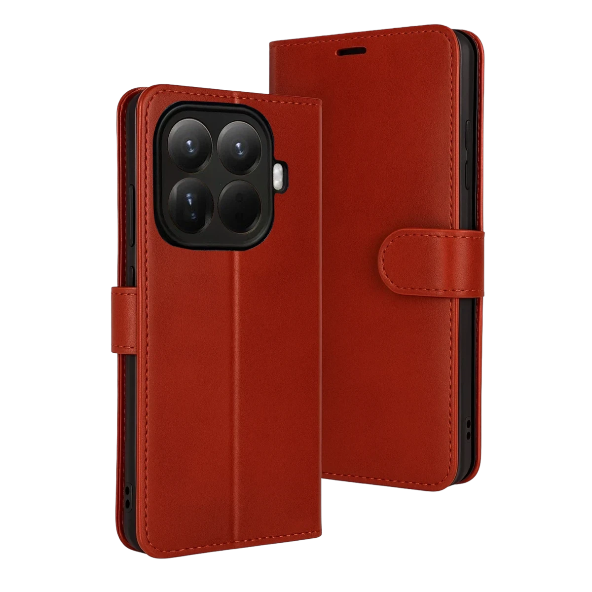 Xiaomi Mi 15T Pro Trend S Plus Kapaklı Kılıf - Kırmızı