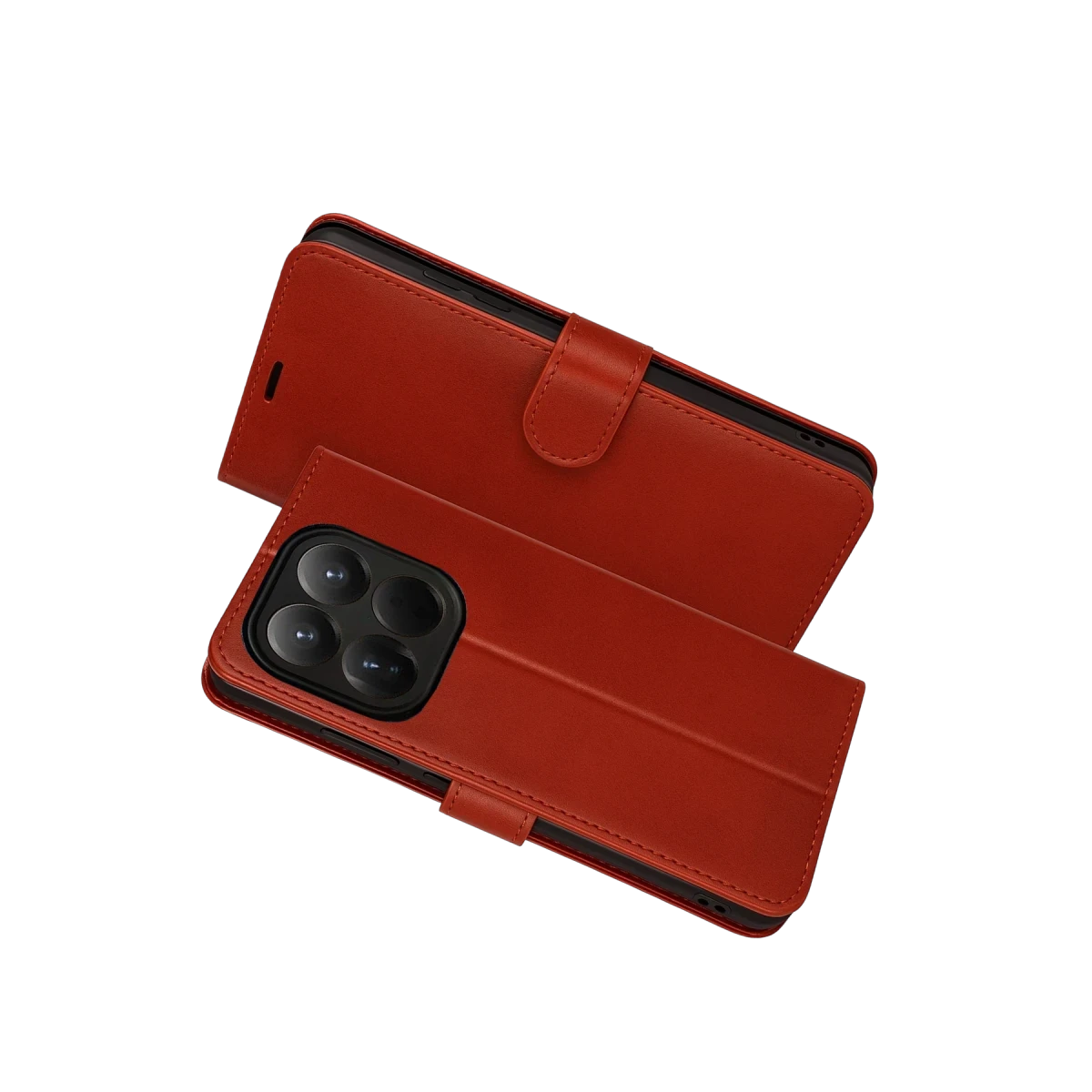 Xiaomi Mi 15T Trend S Plus Kapaklı Kılıf - Kırmızı