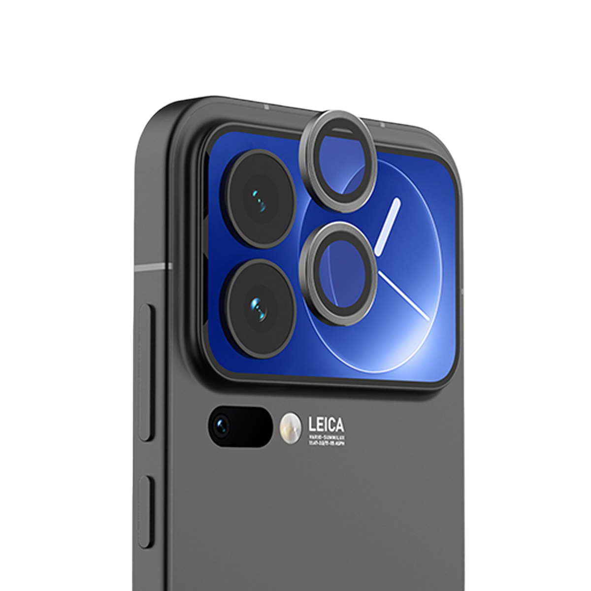 Xiaomi Mi 17 Pro Max Raze Metal Kamera Lens - Siyah