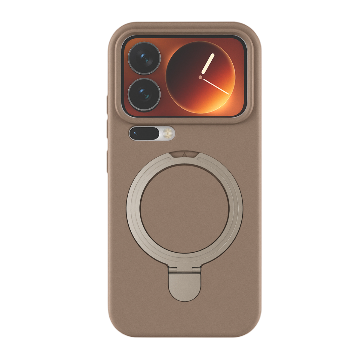 Xiaomi Mi 17 Pro Regal Magsafe Standlı Kapak - Çöl Titanyum