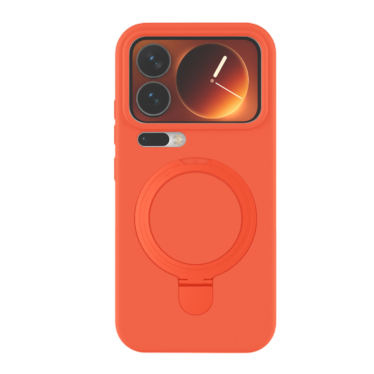 Xiaomi Mi 17 Pro Regal Magsafe Standlı Kapak - Turuncu