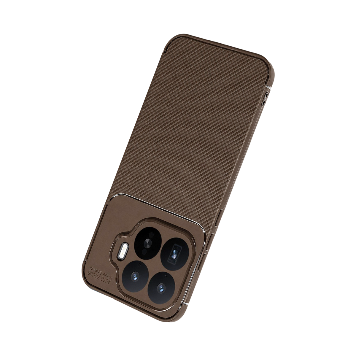 Xiaomi Mi 17T Auto Focus Karbon Kapak - Kahverengi
