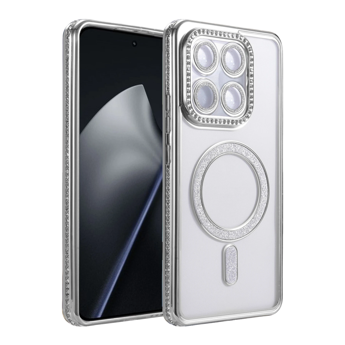 Xiaomi Mi 17T Joke Simli Magneticsafe Kılıf - Gümüş