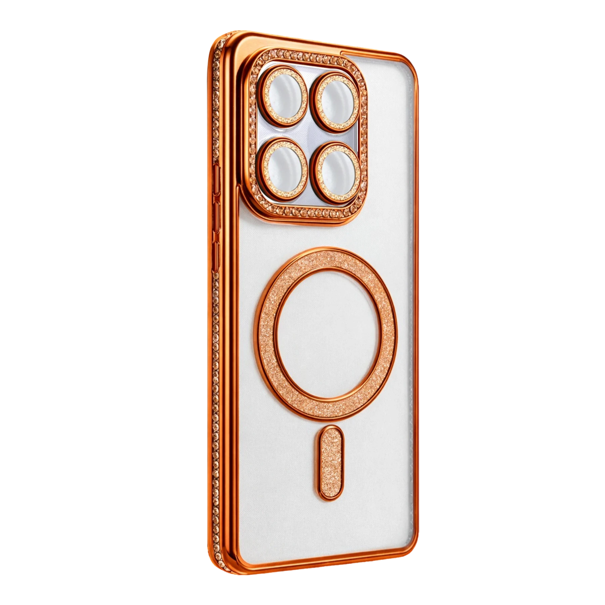 Xiaomi Mi 17T Joke Simli Magneticsafe Kılıf - Turuncu
