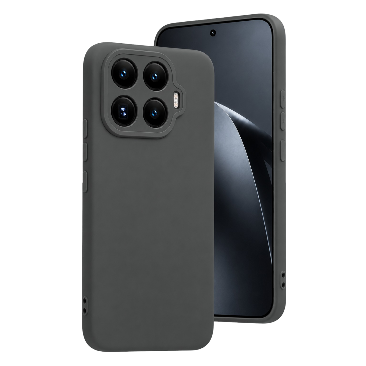 Xiaomi Mi 17T Nano içi Kadife Silikon - Gri