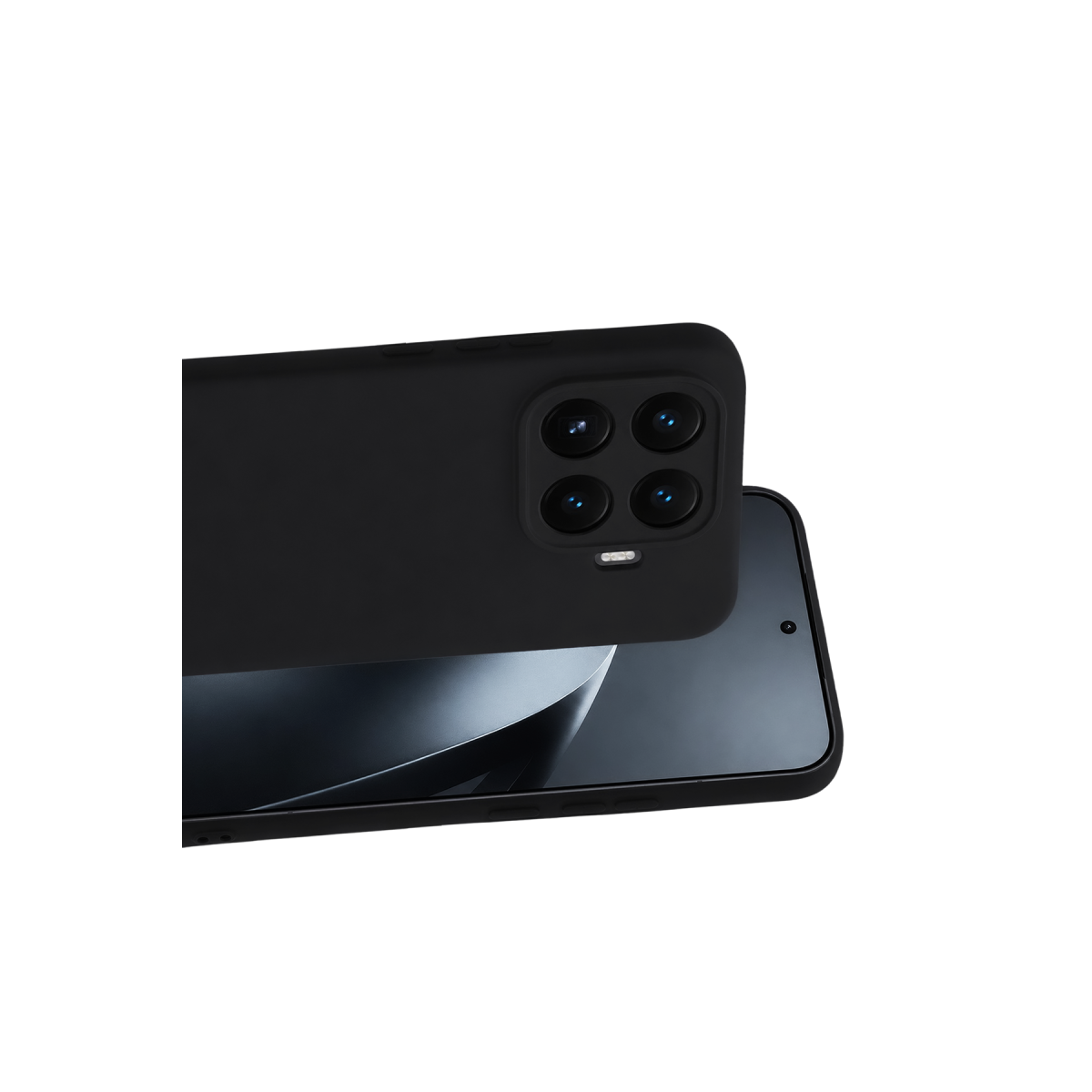 Xiaomi Mi 17T Nano içi Kadife Silikon - Siyah