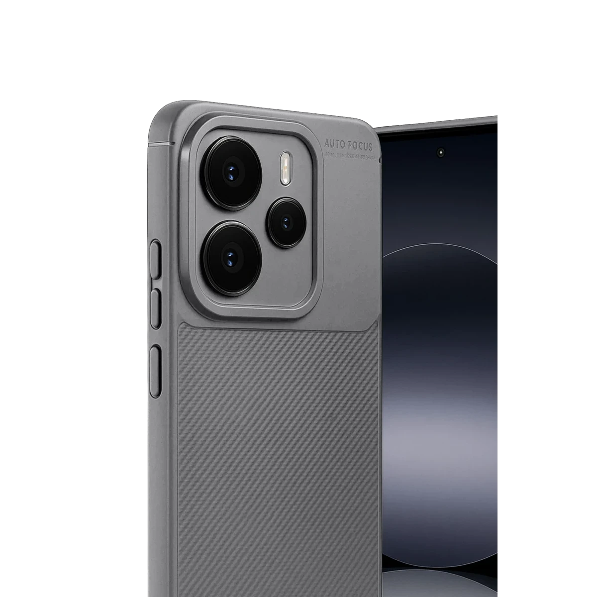 Xiaomi Note 14 5G Auto Focus Karbon Kapak - Gri