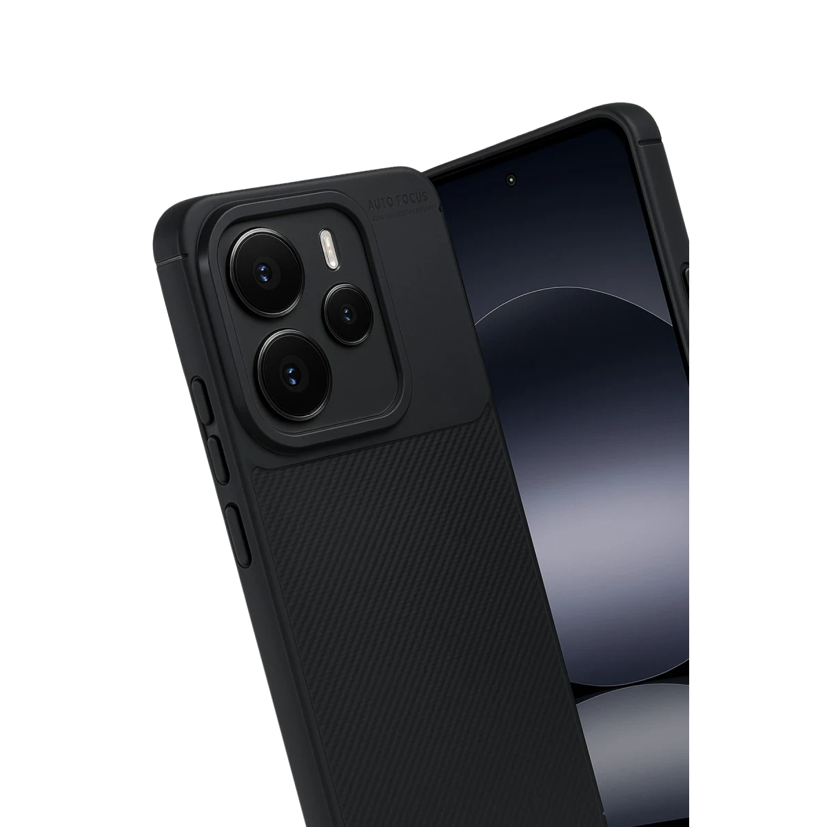 Xiaomi Note 14 5G Auto Focus Karbon Kapak - Siyah