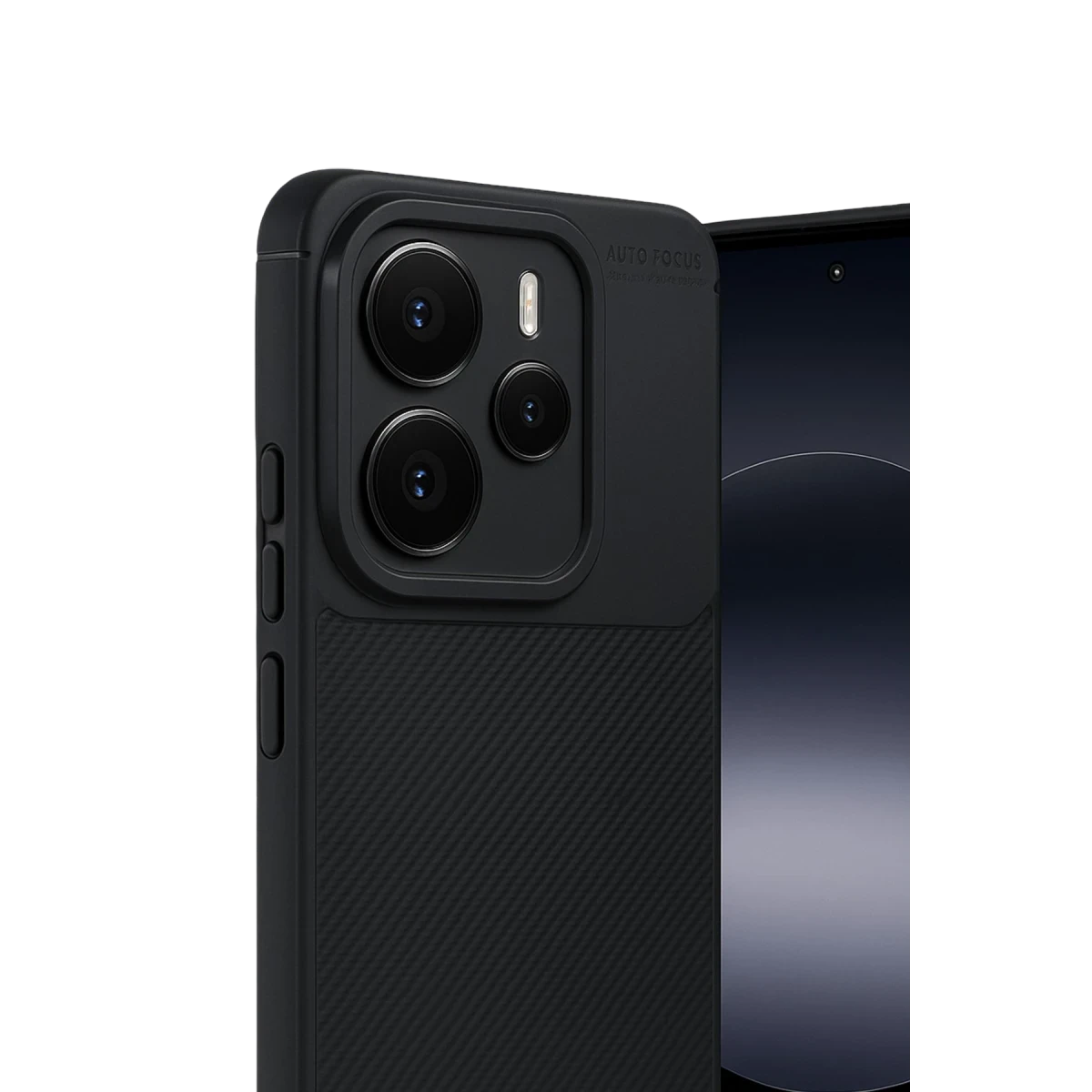 Xiaomi Note 14 5G Auto Focus Karbon Kapak - Siyah