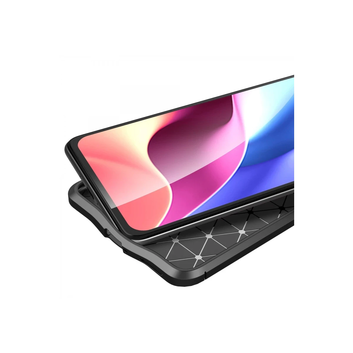 Xiaomi Poco F3 Kılıf Auto Focus Kapak - Kırmızı