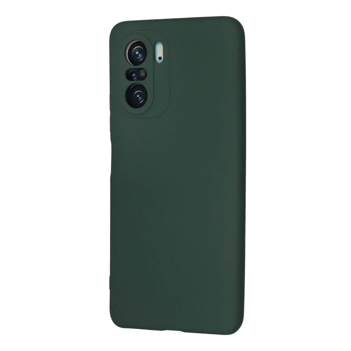 Xiaomi Poco F3 Kılıf Nano içi Kadife Silikon - Koyu Yeşil