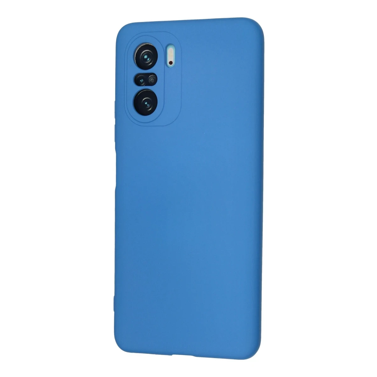 Xiaomi Poco F3 Kılıf Nano içi Kadife Silikon - Mavi