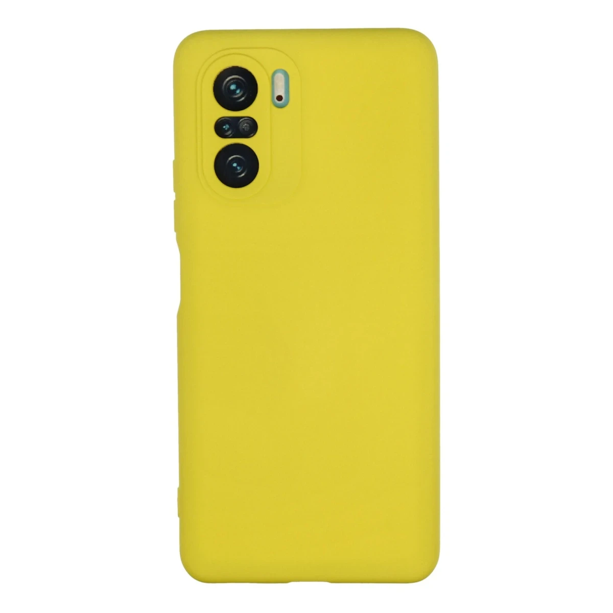 Xiaomi Poco F3 Kılıf Nano içi Kadife Silikon - Sarı